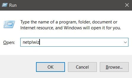 Running Executor on Windows 10 netplwiz