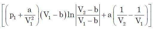 Equation any real gas, at two different points - 04