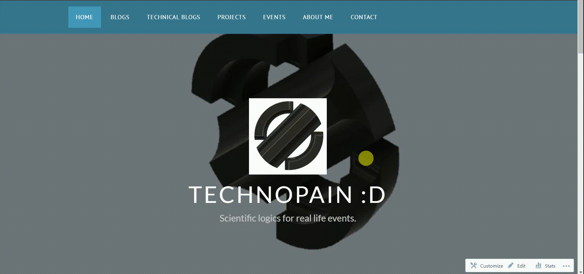 Technopain wordpress website